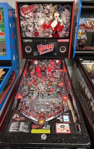 Elvira House of Horrors Blood Red Kiss Edition Floor Model