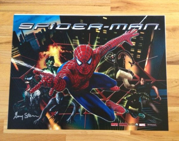 Mark Ritchie Signed Pinball Spider-Man | Pinballs.com